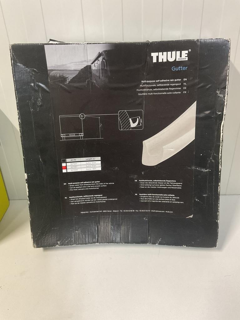 Thule regengoot 4,5 meter nieuw in doos, Ophalen, Nieuw