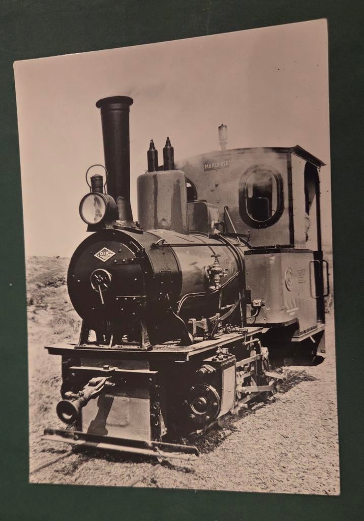 Smalspoorstoomlocomotief met de naam MARUNINE., Verzenden, Ongelopen, Voertuig