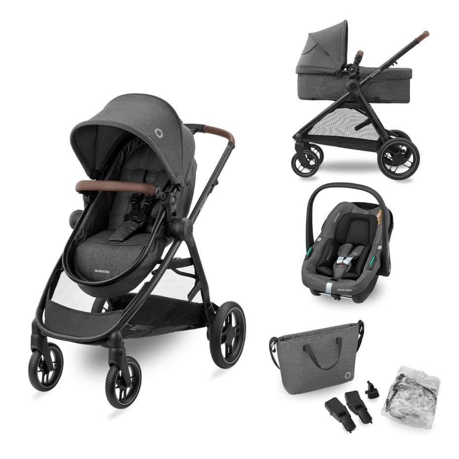 Maxi Cosi Zelia S Trio Complete Set, Ophalen, Gebruikt, Combiwagen, Verstelbare duwstang