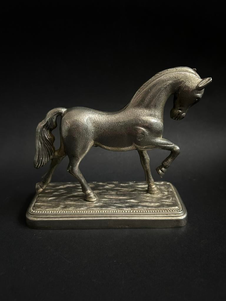 Zwaar Metalen Paard in Galop, Ophalen of Verzenden