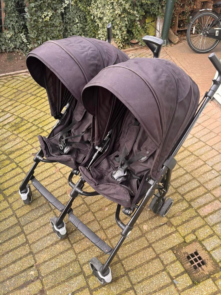 Maxi cosi buggy tweeling twin zonnekap, Kinderen en Baby's, Buggy's, Ophalen, Gebruikt, Cosilaan 1, Maxi cosi