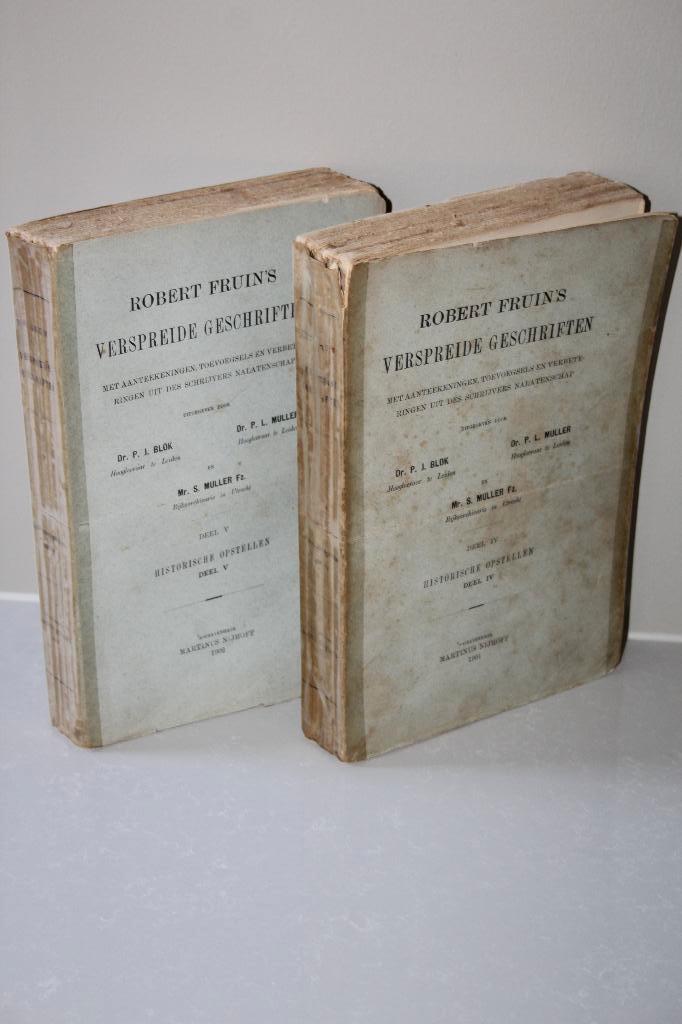 Robert Fruin's verspreide geschriften. Deel IV & V 1901/1902, Ophalen of Verzenden