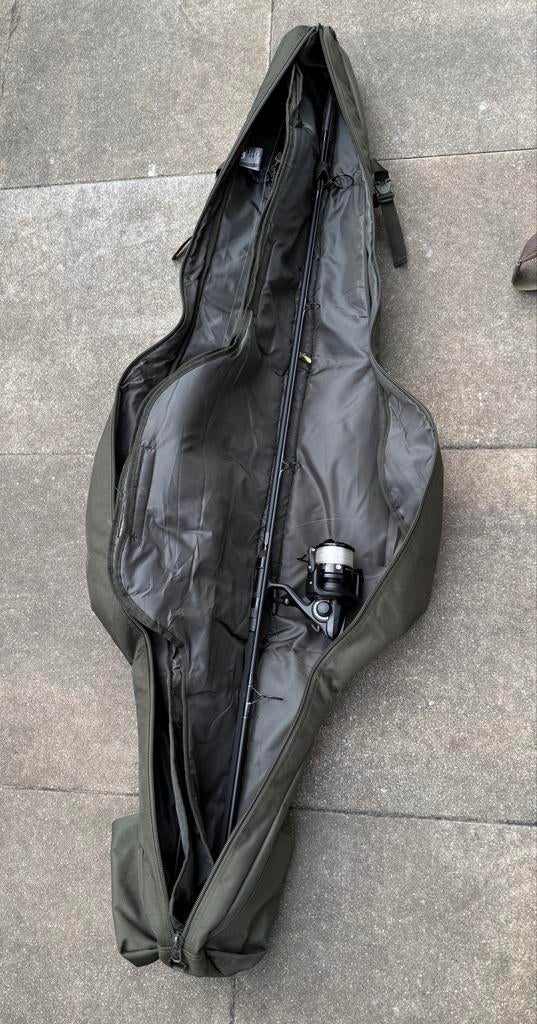 Karperset hengels compleet., Watersport en Boten, Hengelsport | Karpervissen, Ophalen, Gebruikt, Complete set