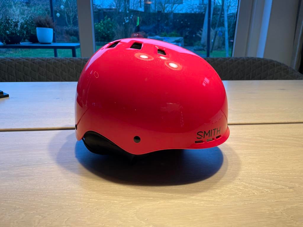 Kinder skihelm 48-53 cm - Smith Holt jr., Ophalen of Verzenden, Zo goed als nieuw, Meisje