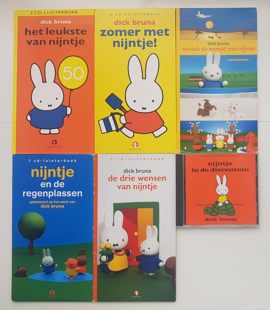 6x Luisterboek Nijntje | Dick Bruna, Boeken, Luisterboeken, Cd, Kind, Ophalen of Verzenden