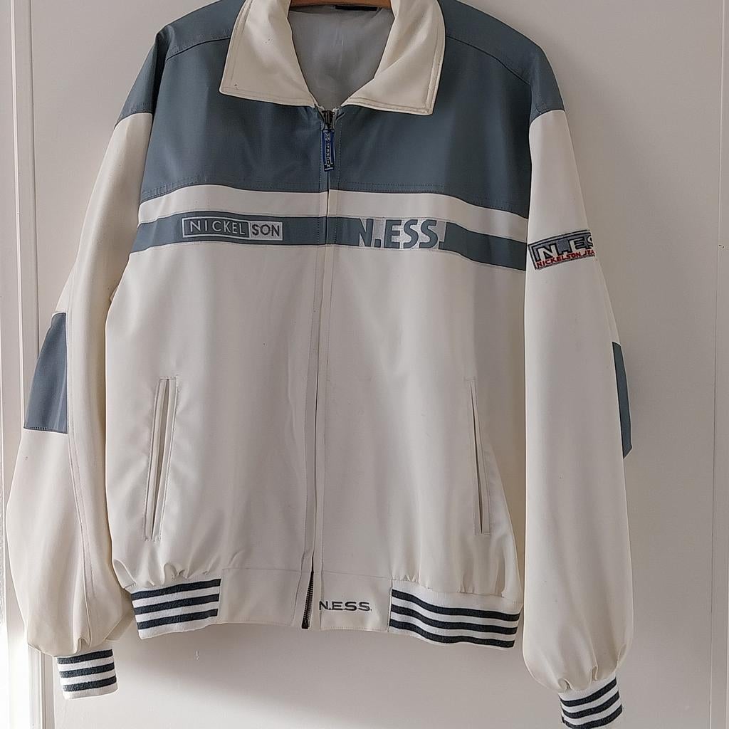 Vintage Nickelson Essentials Jas, Maat 52/54 (L), Verzenden, Wit, Nickelson
