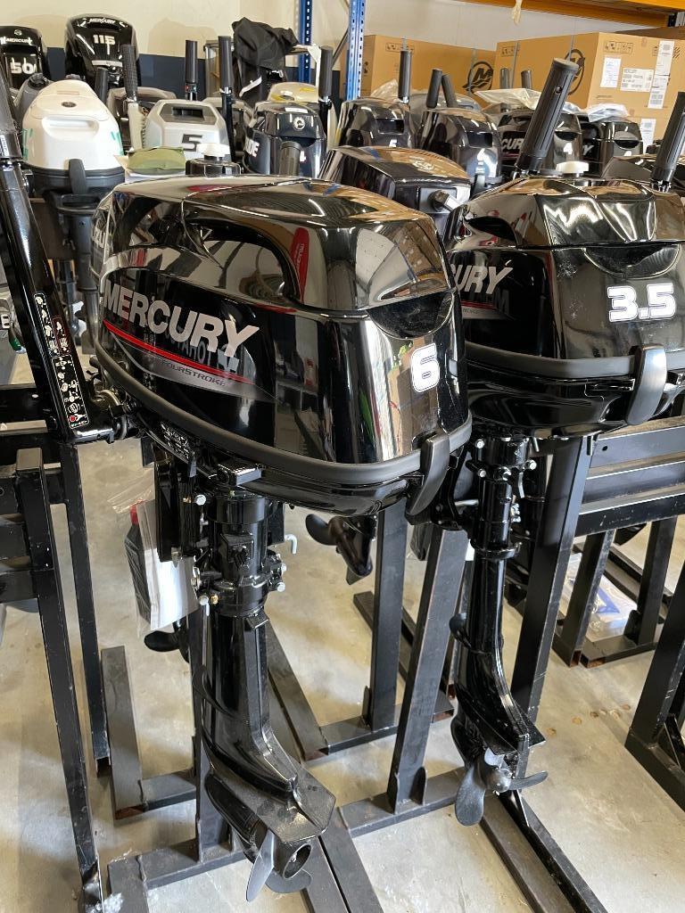 GEEN BTW Mercury 4pk 5pk 6pk 4takt buitenboordmotor 2023, Watersport en Boten, Buiten- en Binnenboordmotoren, Minder dan 5 pk
