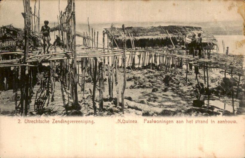 Nederlands Indië - Ambon - Op de Dam - 1900, Verzamelen, Ophalen of Verzenden, Voor 1920, Gelopen