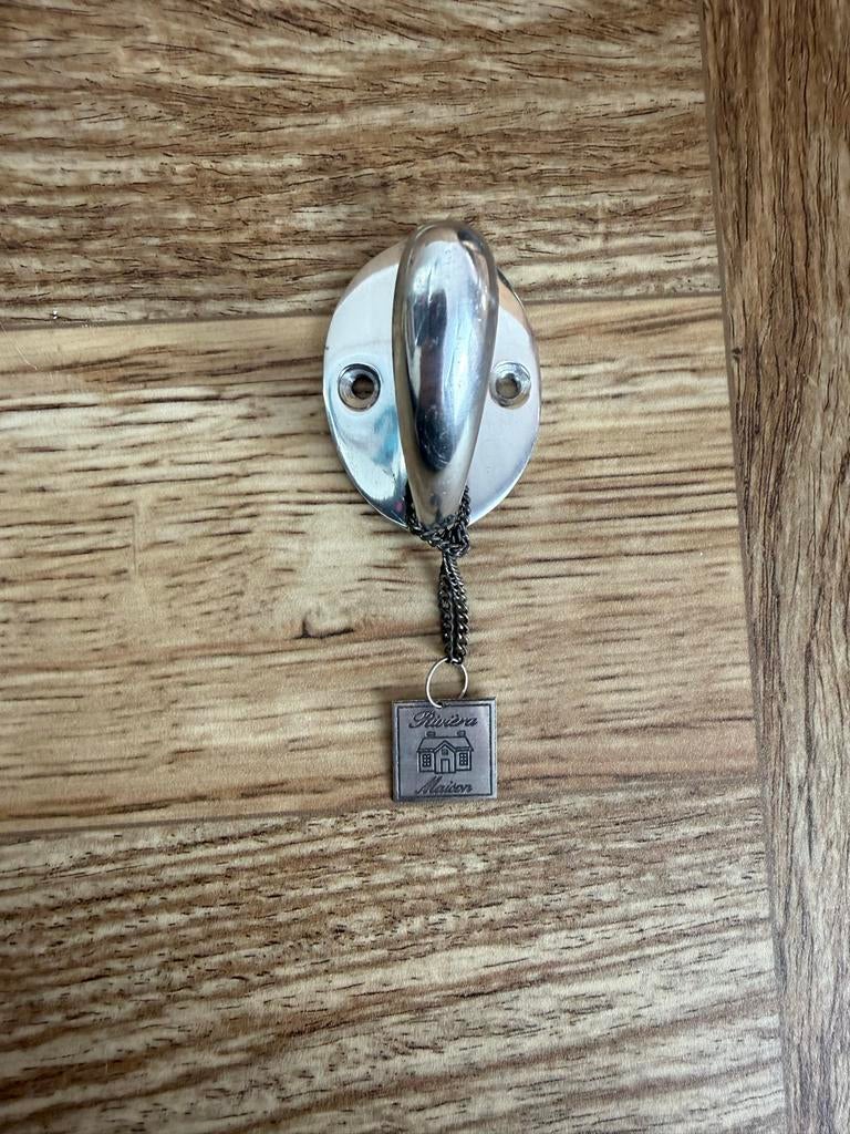 Riviera Maison Zilveren Kapstokhaakje, Huis en Inrichting, Woonaccessoires | Kapstokken, Wandhaken, Ophalen of Verzenden, Zo goed als nieuw