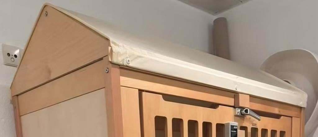 Rolf dakje voor bedjes kinderopvang, Gebruikt, Ophalen of Verzenden, Hoogslaper of Stapelbed, Minder dan 140 cm