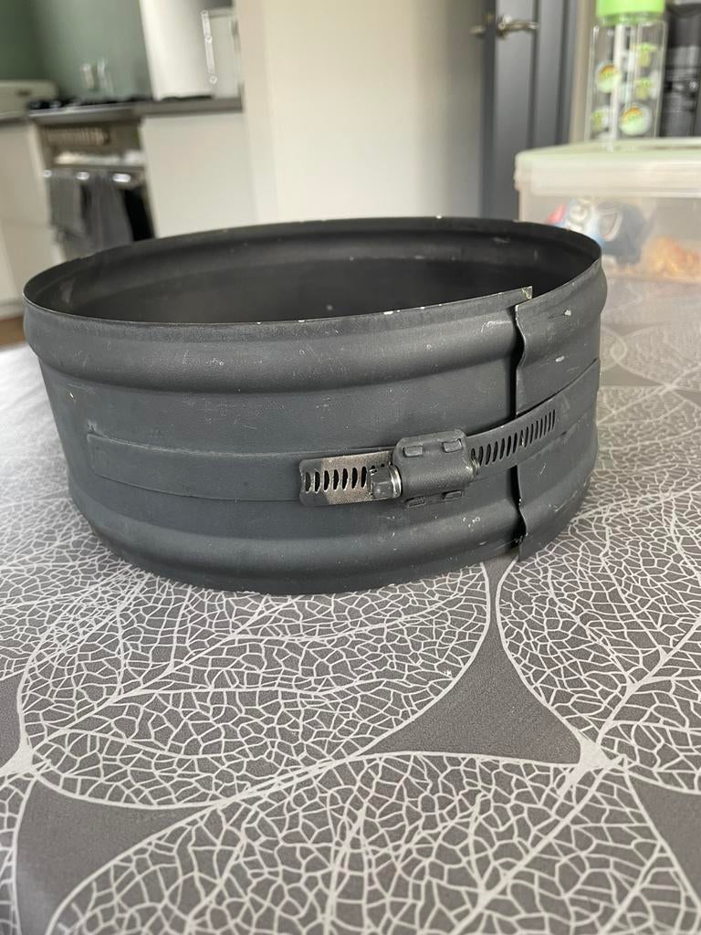 Trekkap klemband 20 centimeter, Ophalen of Verzenden, Zo goed als nieuw, Vrijstaande haard, Gashaard