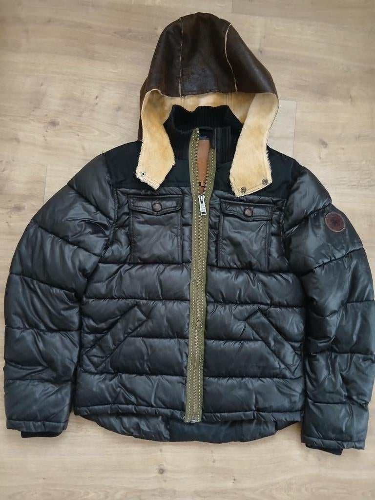 Airforce bruine winterjas jongen 164, Ophalen of Verzenden, Zo goed als nieuw, Jongen, Jas