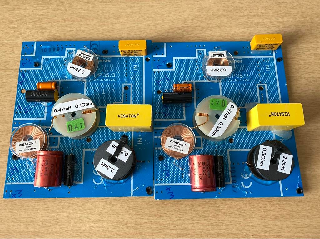 Visaton 3-weg scheidingsfilter HW3/200 NG 8 Ohm, Ophalen of Verzenden, 120 watt of meer, Front, Rear of Stereo speakers, Overige merken