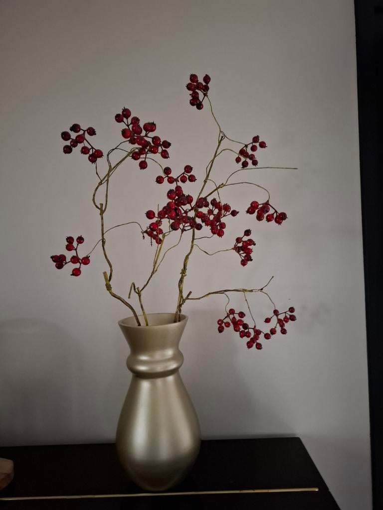 Zware vaas, Huis en Inrichting, Woonaccessoires | Vazen, Ophalen of Verzenden, Glas, Minder dan 50 cm