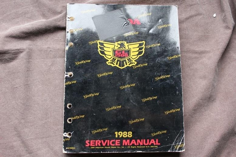 Honda GL1500 1988 motorcycle service manual Goldwing, Motoren, Ophalen of Verzenden, Honda