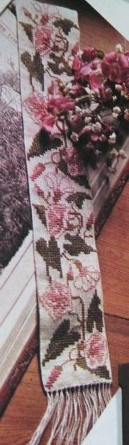 Borduurpatroon  Boeken legger bloemen   nr 9504, Hobby en Vrije tijd, Borduren en Borduurmachines, Verzenden, Nieuw, Handborduren