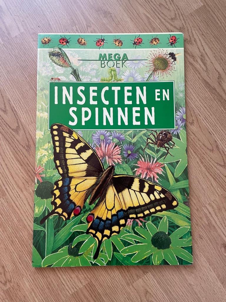INSECTEN EN SPINNEN Mega boek!!, Ophalen, Gelezen, Fictie algemeen