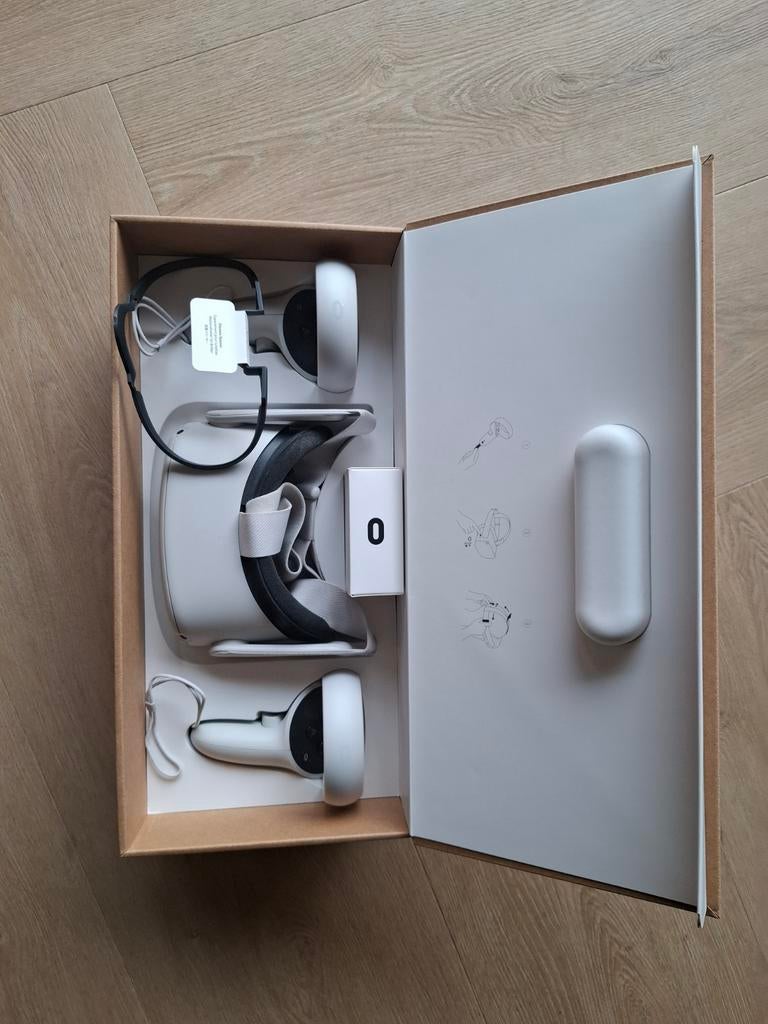 Oculus Quest 2 - Uitstekende Staat!, Spelcomputers en Games, Virtual Reality, Ophalen of Verzenden, Zo goed als nieuw, VR-bril