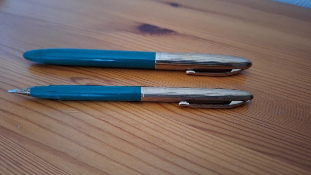Sheaffer Snorkel pen- en potloodset 1952-1959, Verzenden, Gebruikt, Pennenset, Sheaffer