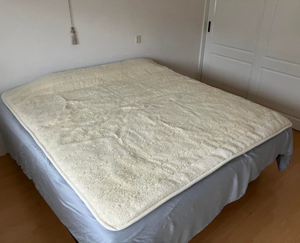 Capas Merino Woltopper, Huis en Inrichting, Slaapkamer | Beddengoed, Ophalen, Beige, Overige typen, Tweepersoons