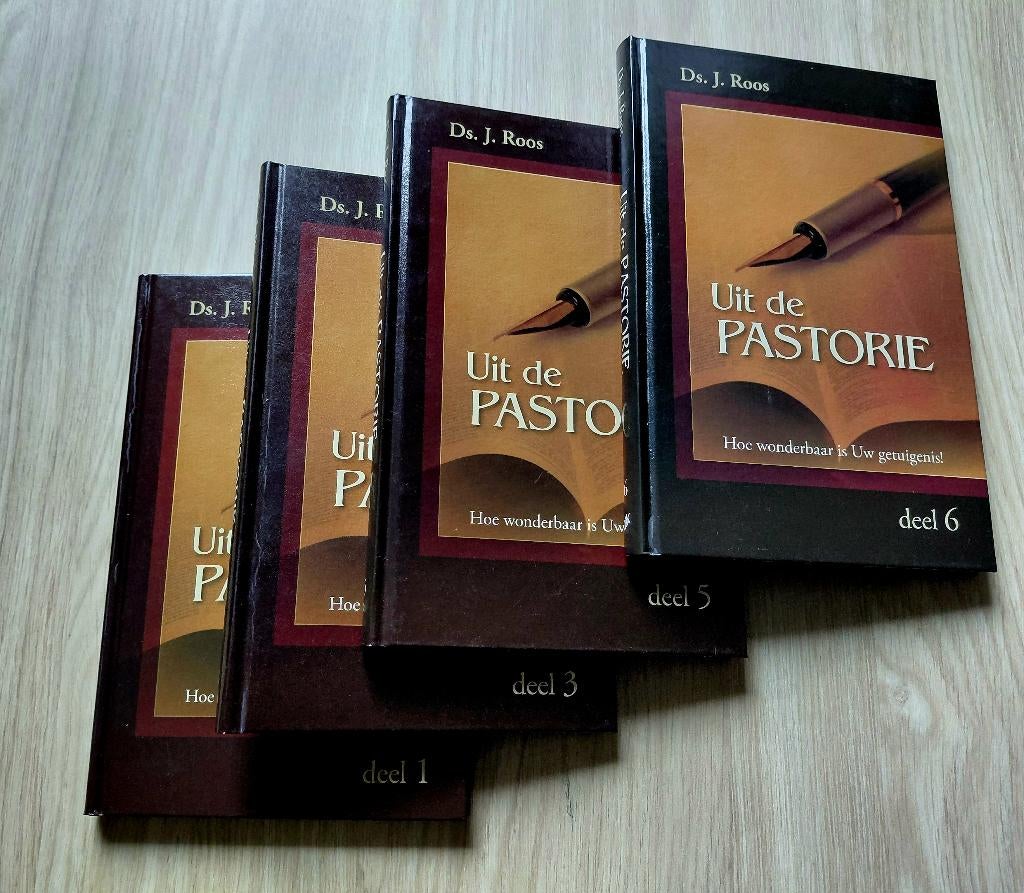 Uit de pastorie 1 / 3 / 5 /6 ds. J. Roos, Ophalen of Verzenden, Zo goed als nieuw, Ds. J. Roos