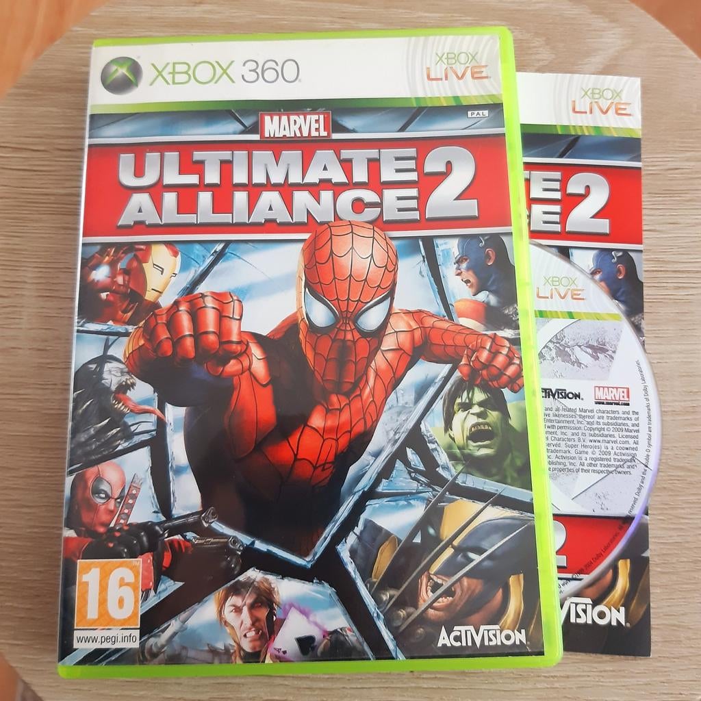MARVEL Ultimate Alliance 2 - Xbox 360, Avontuur en Actie, 1 speler, Ophalen of Verzenden, Zo goed als nieuw