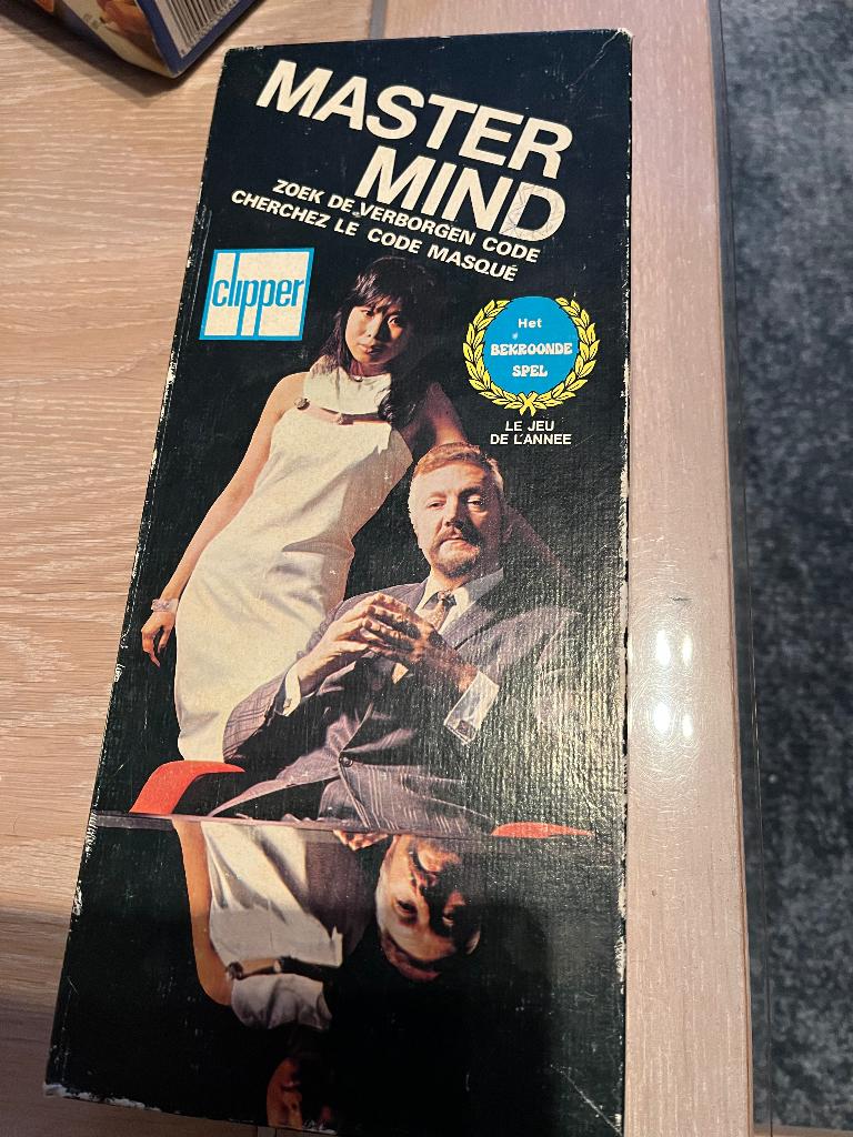 Vintage mastermind spel, Een of twee spelers, Ophalen of Verzenden, Gebruikt, Clipper