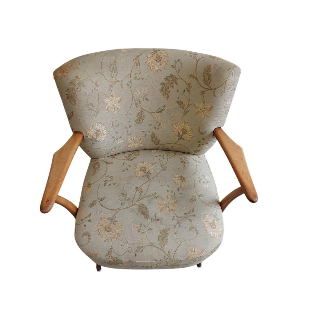 2 x vintage cocktail stoel, arm chair (setprijs), Huis en Inrichting, Fauteuils, Ophalen, Gebruikt, 75 tot 100 cm, Stof