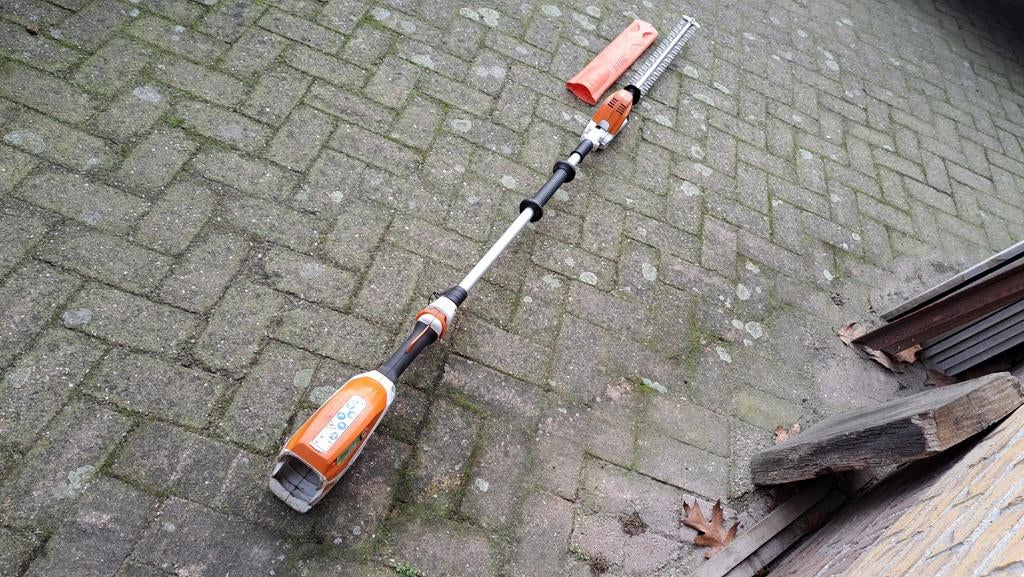 Stihl HLA Stokheggenschaar (zonder accu) 2020, Tuin en Terras, Heggenscharen, Stihl, Gebruikt, Accu, Ophalen of Verzenden