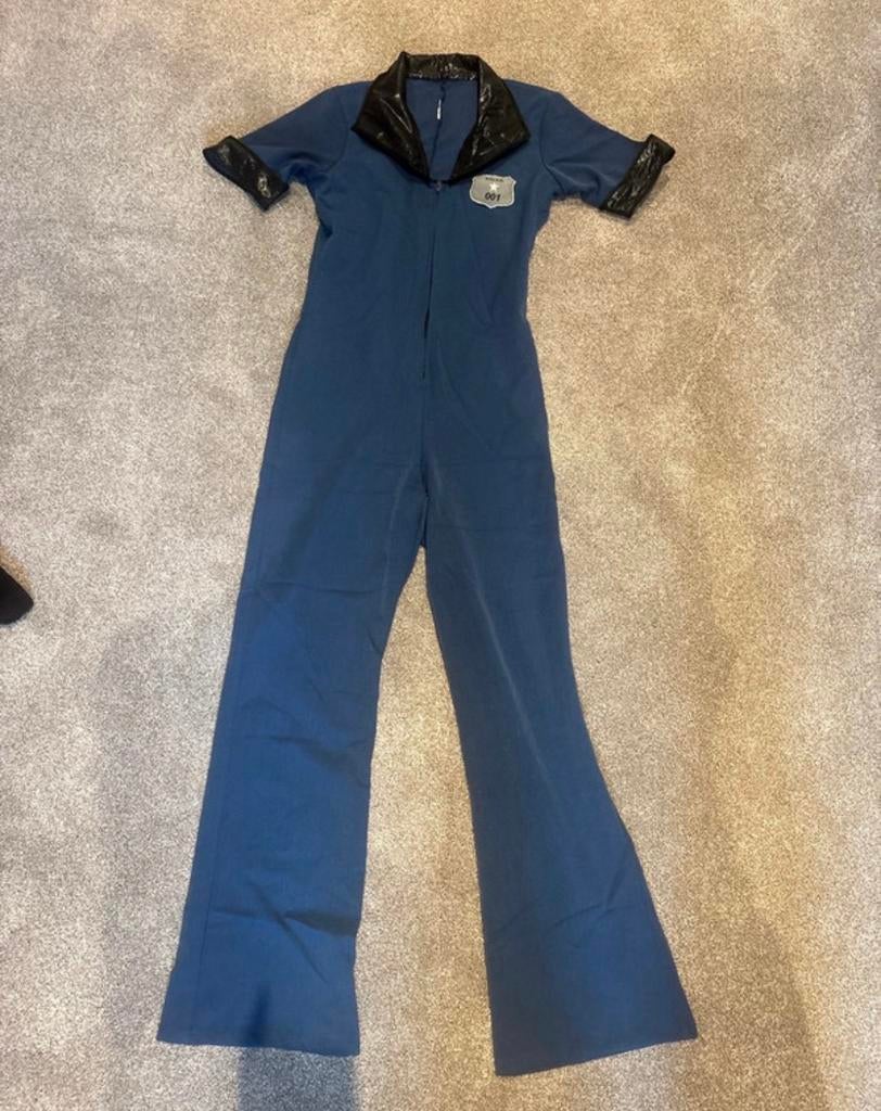 Politie Jumpsuit Maat 36 - Kostuum carnaval, Carnaval, Ophalen of Verzenden, Zo goed als nieuw, Kleding