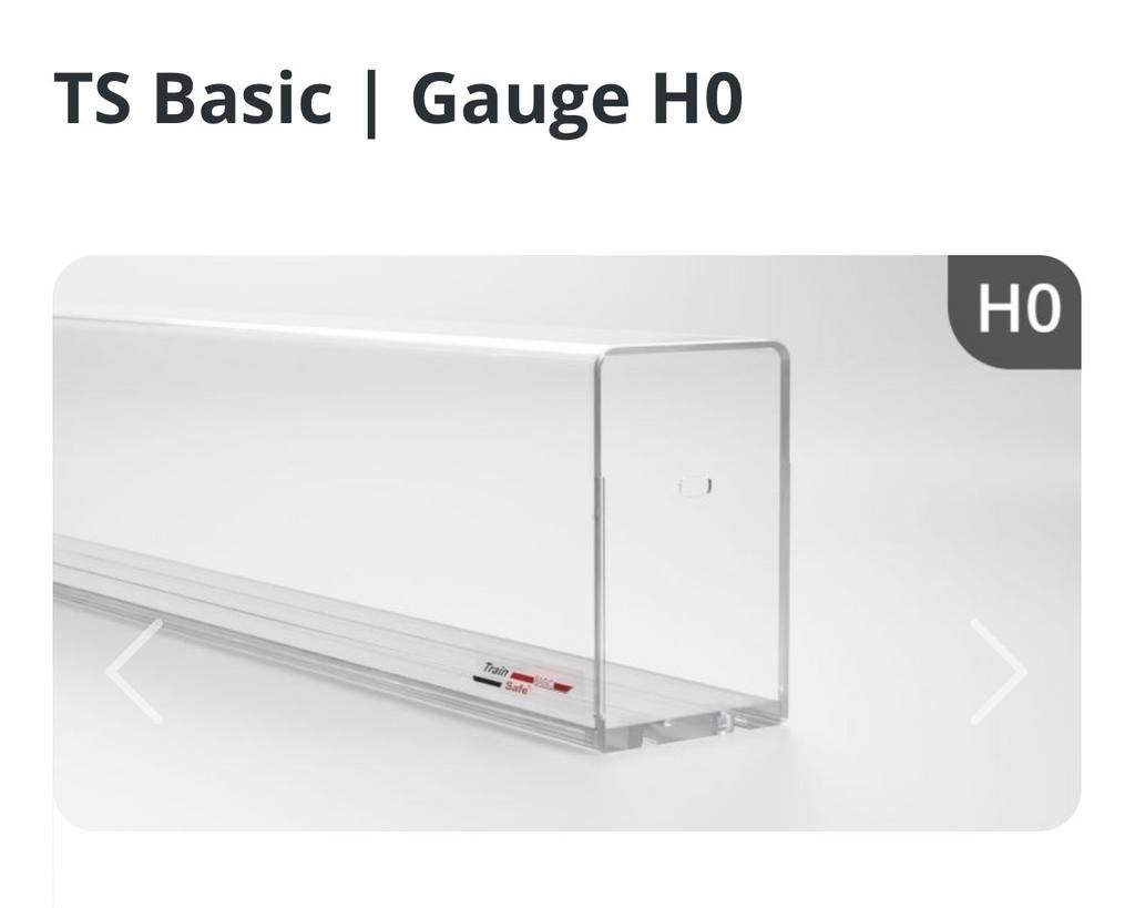 TRAINSAFE Basic 150cm - H0 Vitrine, Overige merken, Gelijkstroom of Wisselstroom, Overige typen, Ophalen of Verzenden