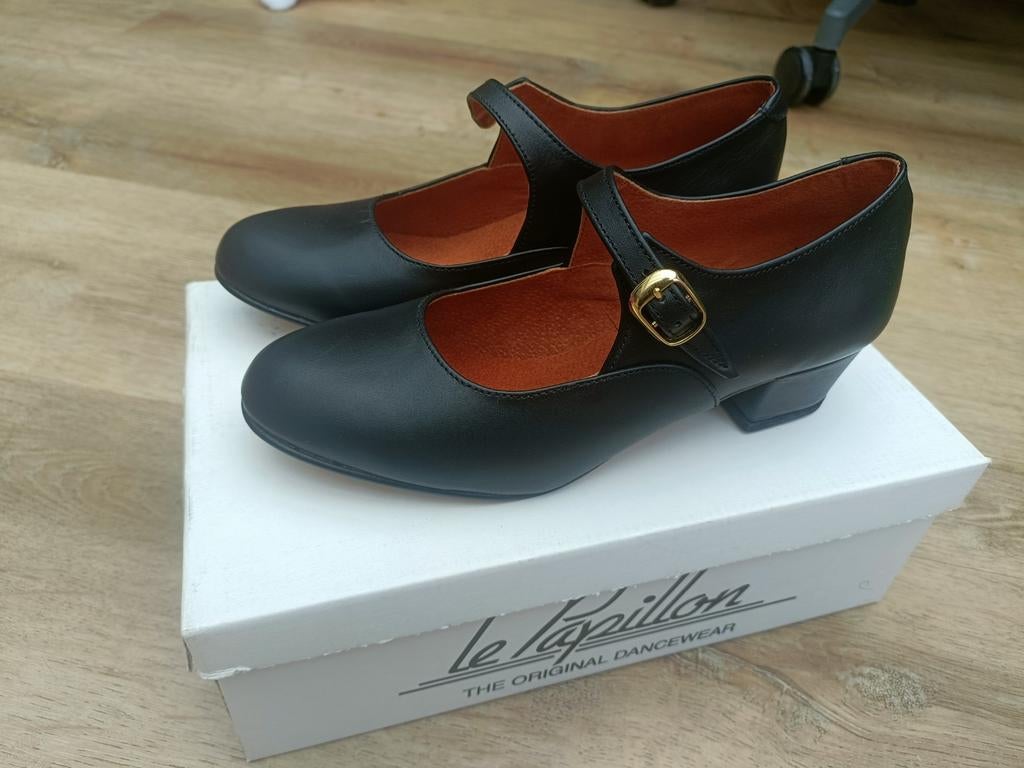 Papillon pa1601 zwart caractère caracter dansschoenen dans s, Ophalen of Verzenden, Nieuw, Zwart