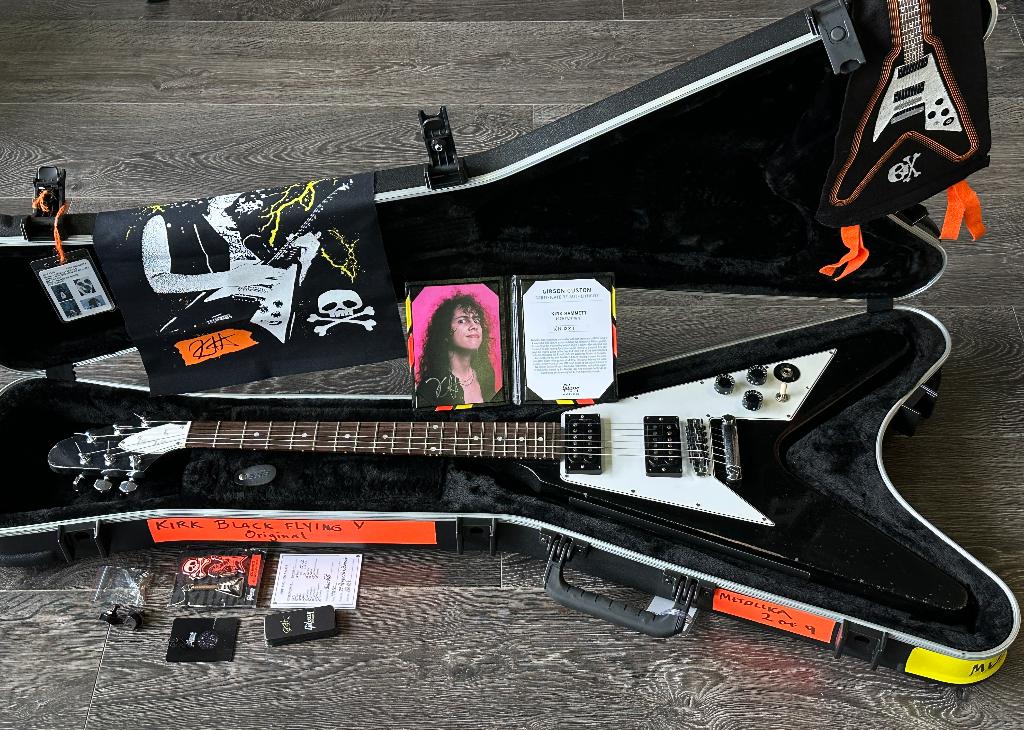 Gibson Kirk Hammett Custom Shop Murphy Lab 1979 Flying V, Muziek en Instrumenten, Snaarinstrumenten | Gitaren | Elektrisch, Zo goed als nieuw