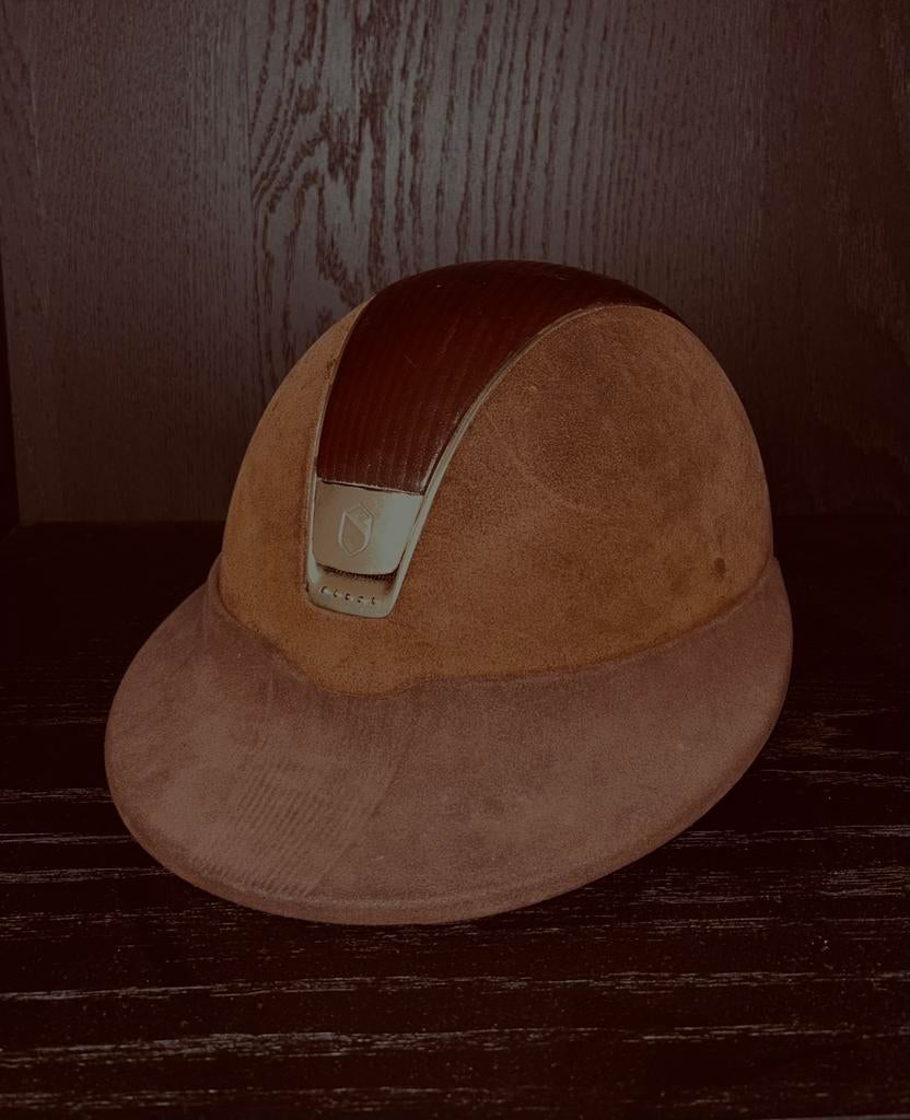 Samshield Bruin Velvet liner maat 58, Ophalen of Verzenden, Dames, Cap, Springen