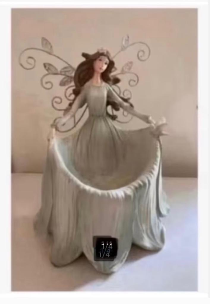 Clayre & Eve engel metaal vleugels mooi met lichtjes, Antiek en Kunst, Ophalen of Verzenden