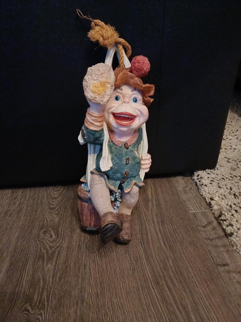 Laaf glazenwasser-Decoratief Beeld, Ophalen of Verzenden, Gebruikt