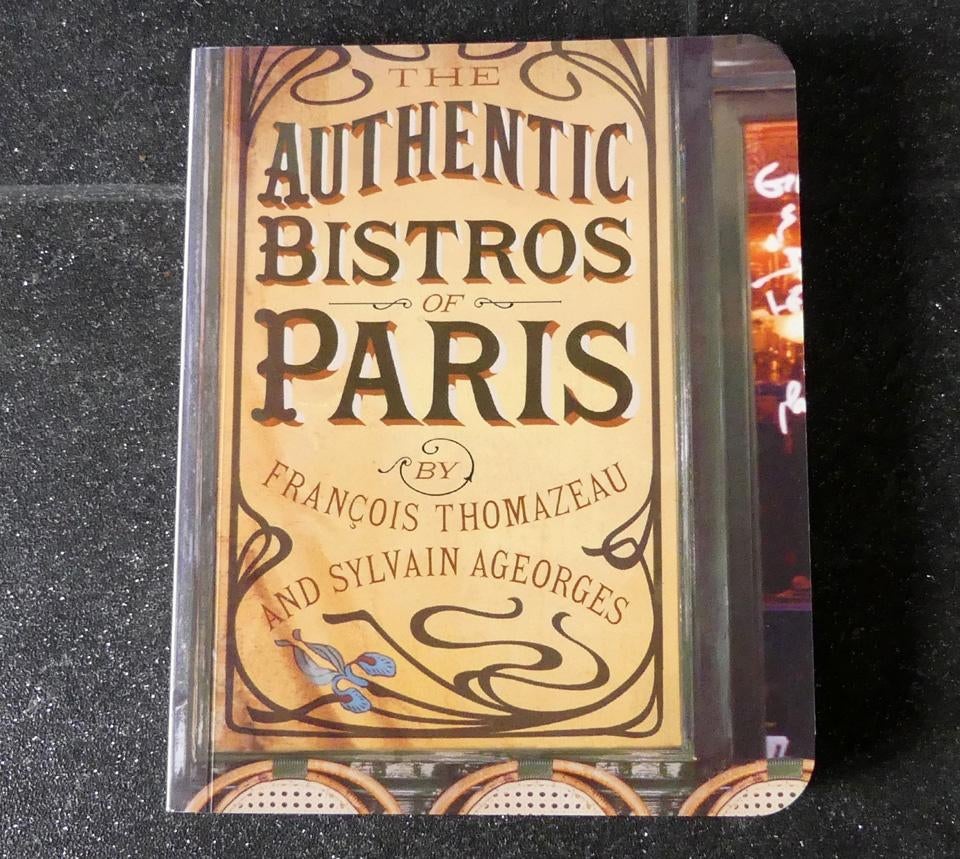 The authentic bistros of Paris boekje bistro Parijs, Overige merken, Francois Thomazeau, Europa, Ophalen of Verzenden