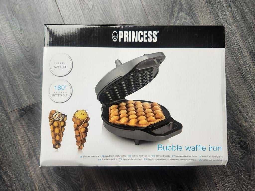 [Princess] NEW | Bubble Waffle Iron | €10(tot 7.Feb), Witgoed en Apparatuur, Ophalen, Nieuw