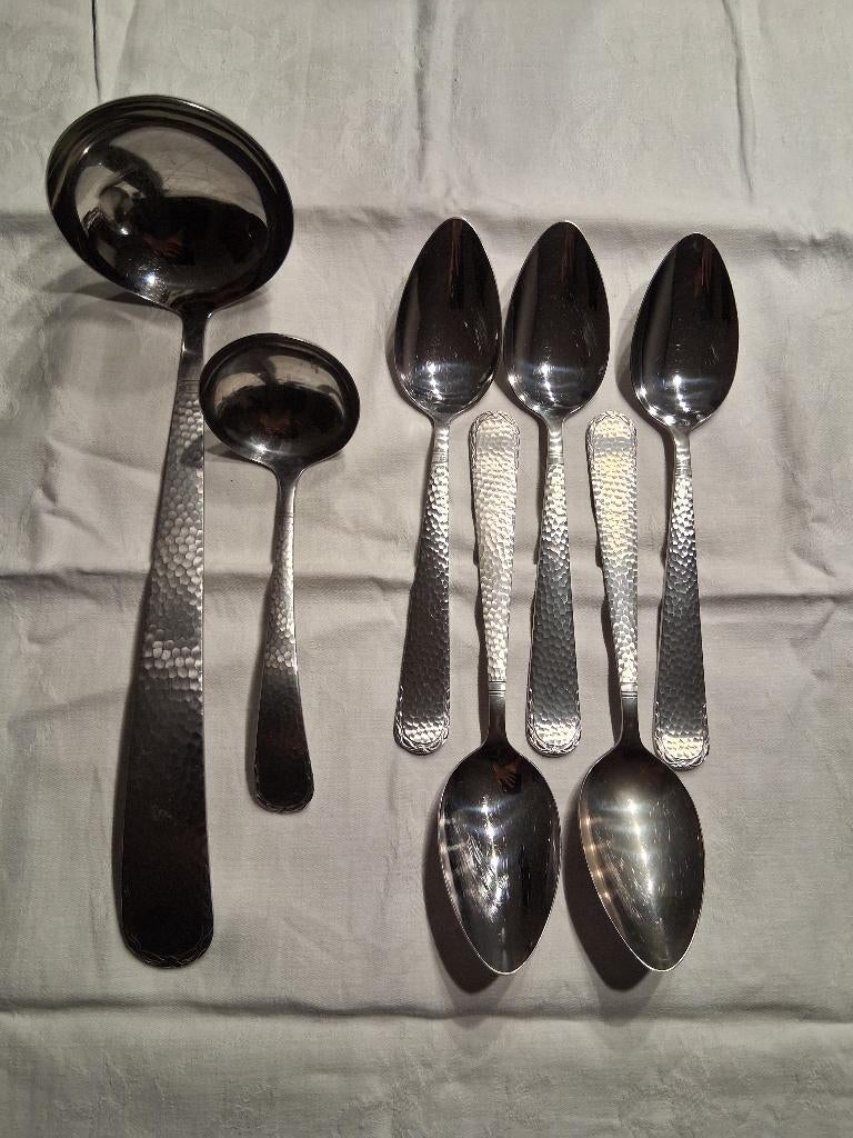 GERO Zilmeta hamerslag model 300 bestekdelen, Antiek en Kunst, Antiek | Bestek, Ophalen of Verzenden