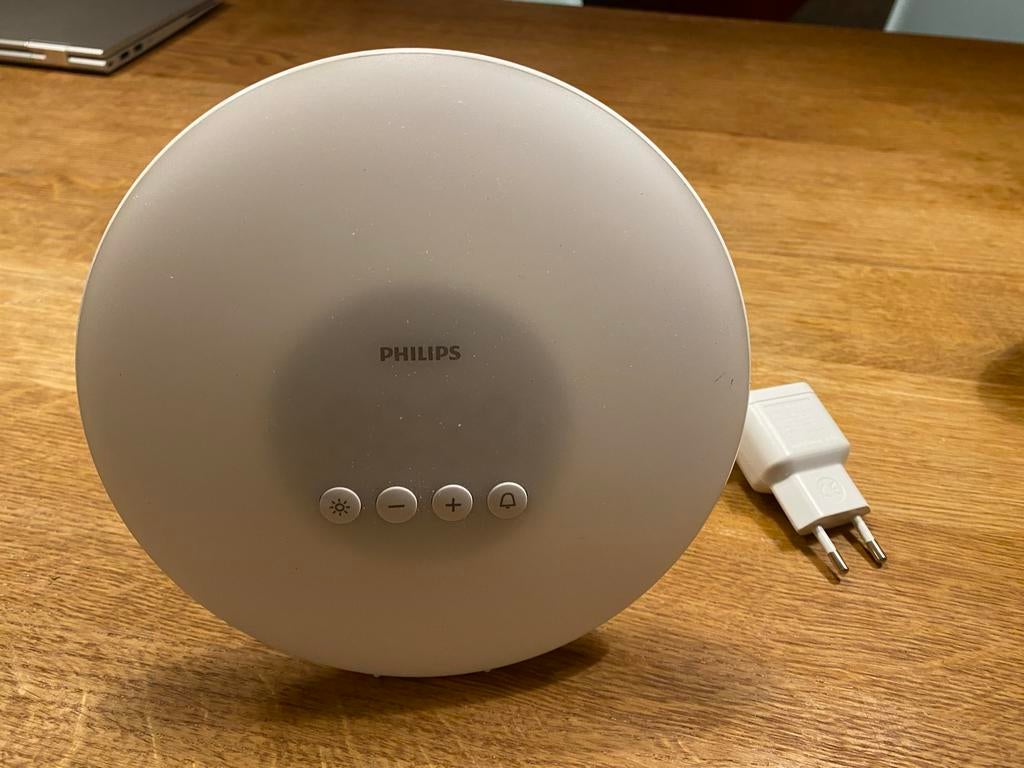 Philips Wake-up Light Wekker Lamp - Natuurlijk Wakker Worden, Witgoed en Apparatuur, Wekkers, Ophalen of Verzenden, Zo goed als nieuw