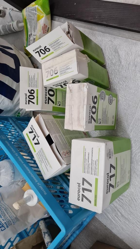 Eurocol Voegmateriaal 706/717 - Diverse kleuren & types, Doe-het-zelf en Verbouw, Ophalen of Verzenden