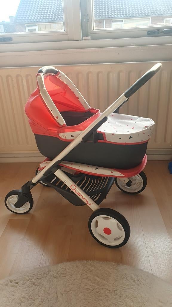 Poppenwagen Smoby 3 in 1 Quinny, Kinderen en Baby's, Ophalen, Gebruikt, Babypop