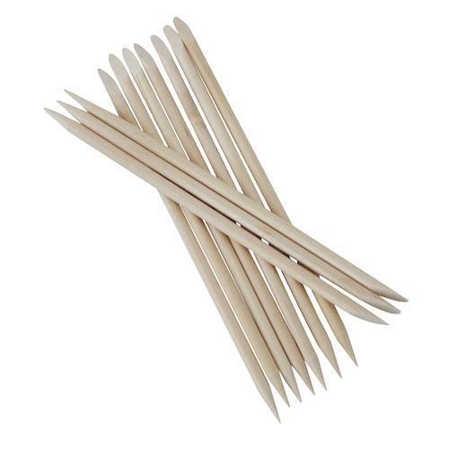 2+1 Gratis - Rozenhoutstokje - Oranje Wood stick - Nagelriem, Verzenden, Beige, Nieuw, Handen en Nagels