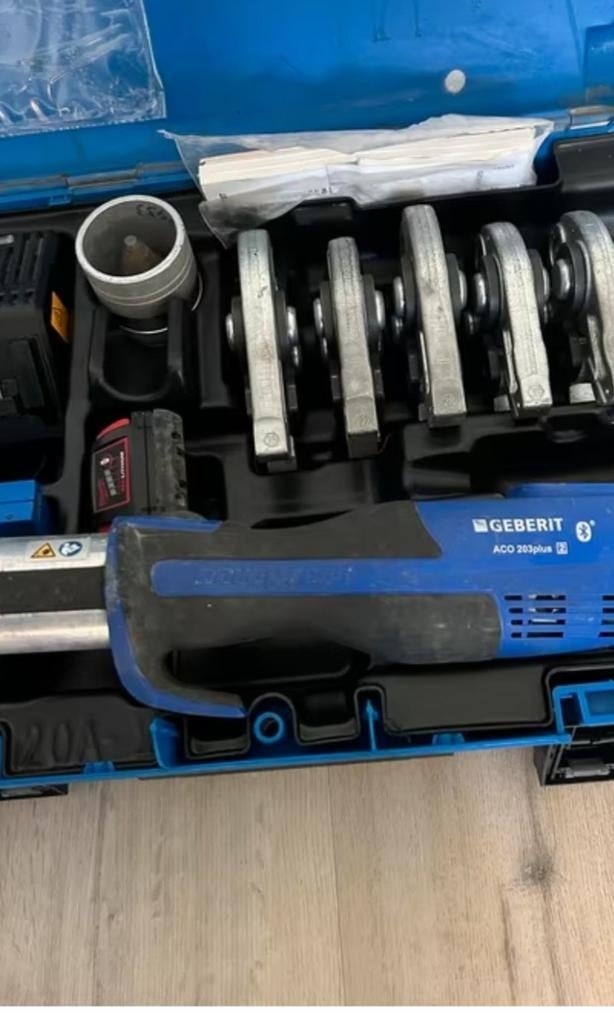 Geberit perstang incl persbekken, Ophalen, Gebruikt