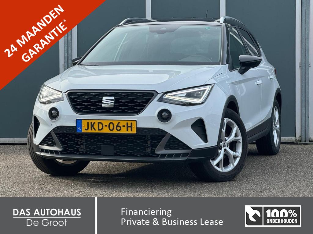 SEAT Arona 1.0 TSI FR | 2j Garantie | Matrix LED | Virtual C, Keurmerk '100% Onderhouden', 12 maanden, Stof, Gebruikt
