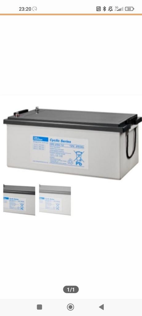 CellPower CPC250-12 accu, Witgoed en Apparatuur, Minder dan 75 liter, Ophalen, Nieuw, Zonder vriesvak