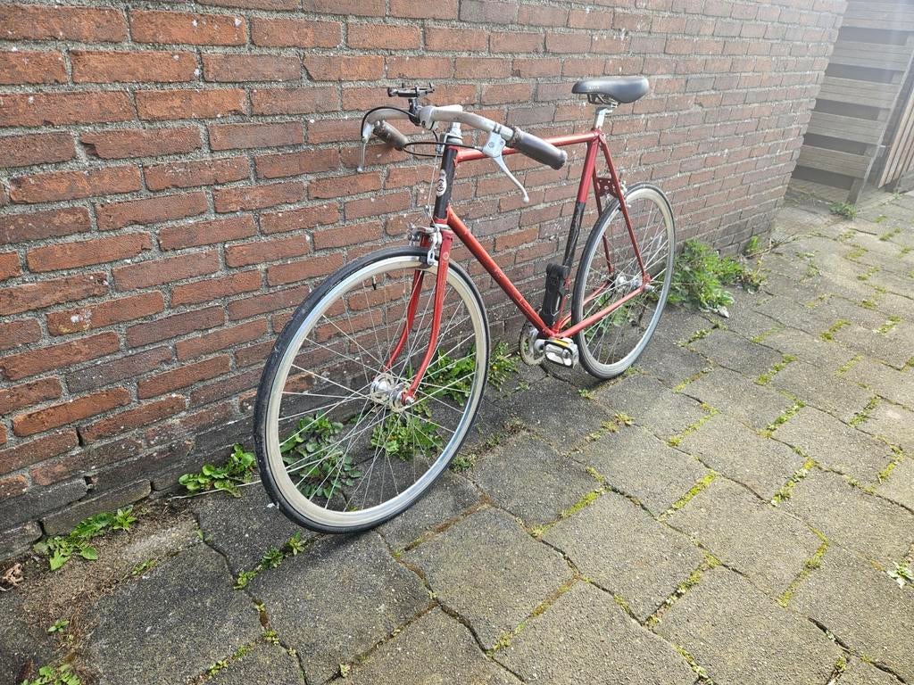 Gazelle Supersport singlespeed 61cm, Fietsen en Brommers, Fietsen | Heren | Sportfietsen en Toerfietsen, Ophalen, Gebruikt, Minder dan 10 versnellingen