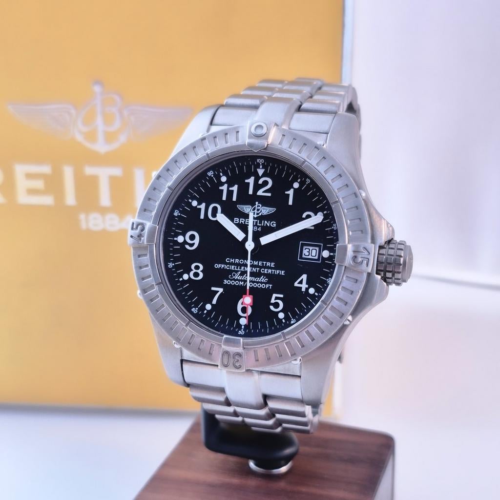 Breitling Seawolf - E17370, Sieraden, Tassen en Uiterlijk, Horloges | Heren, Zo goed als nieuw, Breitling, Ophalen of Verzenden