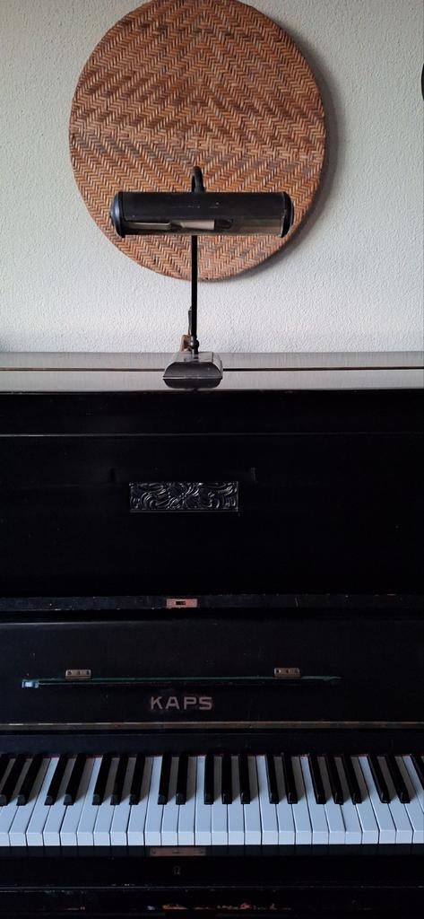 Vintage pianolamp stelbaar, Ophalen, Minder dan 50 cm