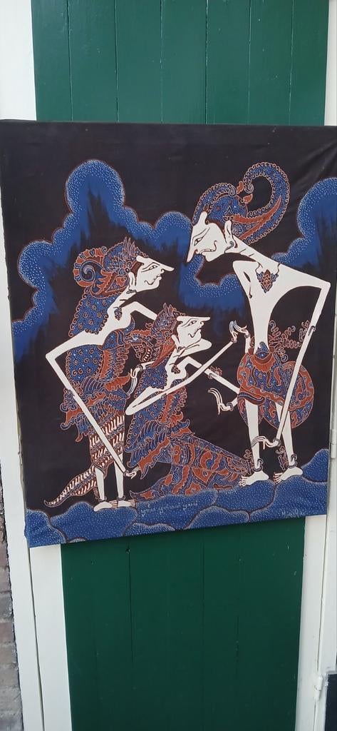 Prachtige handgemaakte batik doek, Ophalen